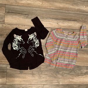 EUC Two Gap Girls long sleeve shirts